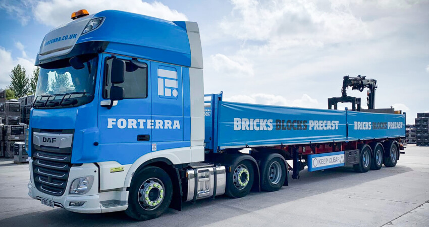 Forterra branded truck