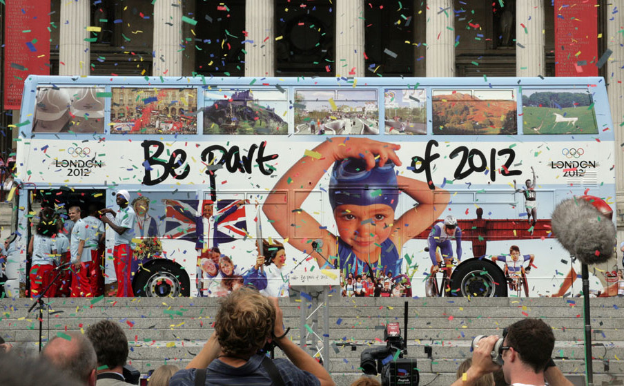 2012 Olympics Bus Wrap