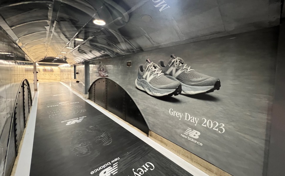 New Balance Tunnel Wrap and Floor Graphics