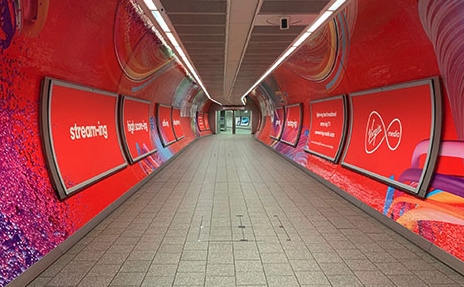 Virgin Media London King’s Cross Station Takeover