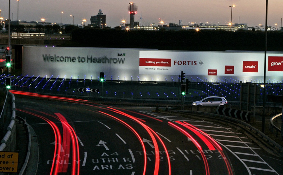 Heathrow Airport Building Wrap
