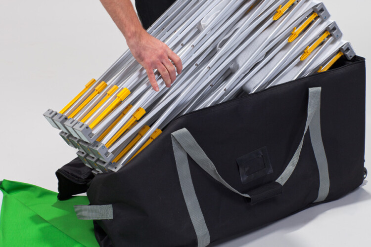 Impact Pop-up packing away